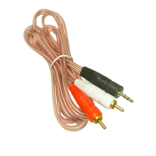 3.5mm Aux to RCA Audio cable 1.5 Meters TV-Out Cable QS Enterprise