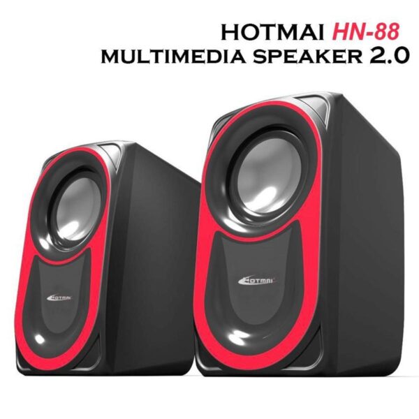 HN88 Wired Computer Speaker Pair Set - High Quality