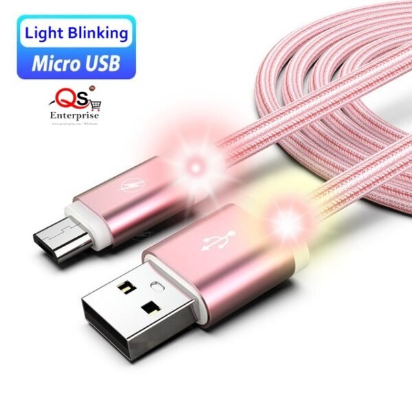 Light Blinking fast data cable QS Enterprise www.qsenterprise.com