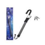 Steering Wheel Lock for Car Anti-Theft, Clutch Brake Pedal Lock for Truck SUV Van, Double Protection Security with 3 Keys