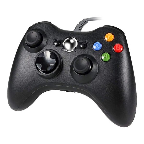 XBOX 360 WIRED CONTROLLER FOR WINDOWS (BLACK) HIGH QUALITY