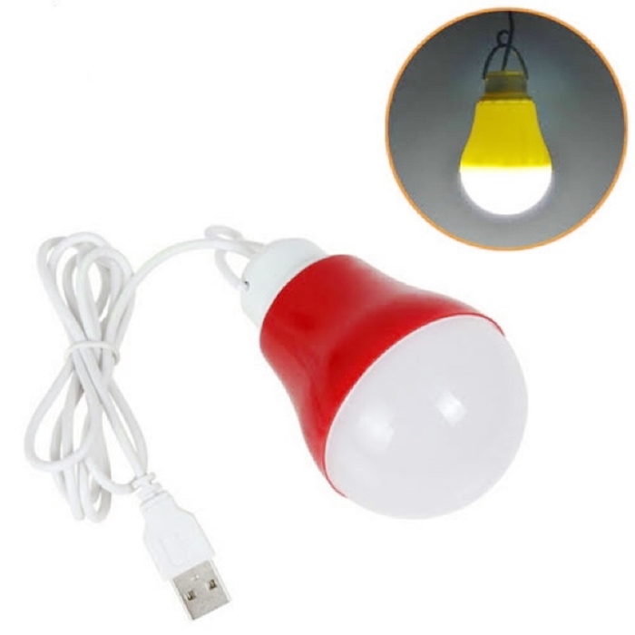 USB LED Light Bulb Portable Lamp 5W QS Enterprise