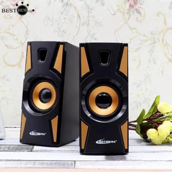 Hotmail Best Sound Multimedia Speaker For PC Heavy Bass HT-09A