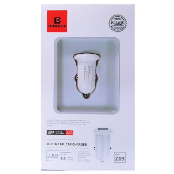 Biboshi Car Charger Fast 3.1Amp - B06-119 - High Quality