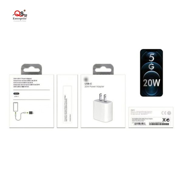 Iphone 20W Adopter USB C to Lightening 2pin Adapter High Quality www.qsenterprise.com