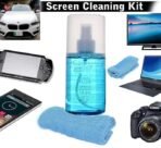 Screen Cleaning Kit 200ML Spray Cleaning Gel Mirrors, Keybords, Printers, Mobiles, Laptop, Camera Lens, LCD, and Cars Dashboard & Screen by QS Enterprise www.qsenterprise.com