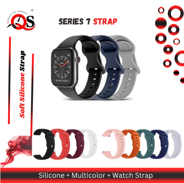 Silicone MulticolorWatch Strap