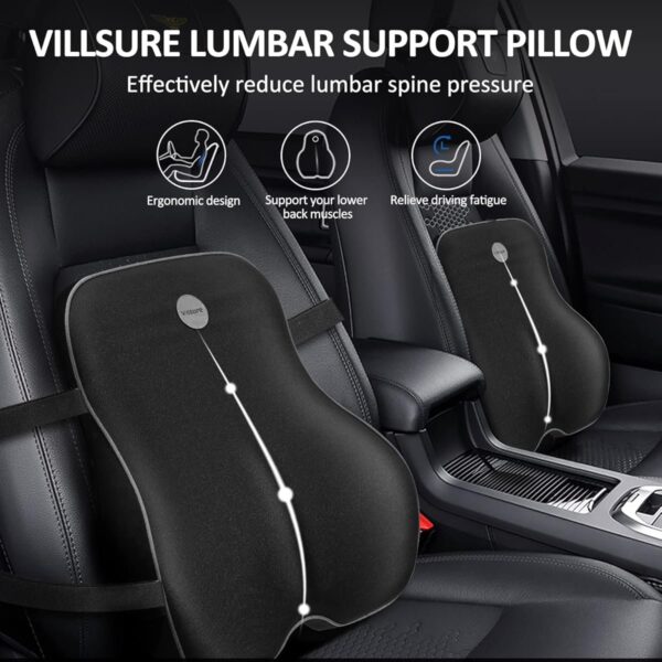 Car Seat Back Relief Pillow – Lumbar Pain Support