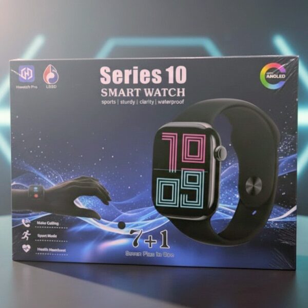 Series 10 Smart Watch Max 2.19"Curve IPS HD Display - Slim Display – With 7 Straps