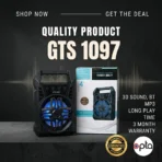 GTS 1097 Wireless Portable Bluetooth Speaker – 3D Sound & Long Battery Life - Image 3