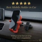 Car Phone Holder – Adjustable Grill Mount for All Mobiles