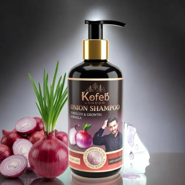 Kofeb London Red Onion Black Seed Oil Shampoo 300ML