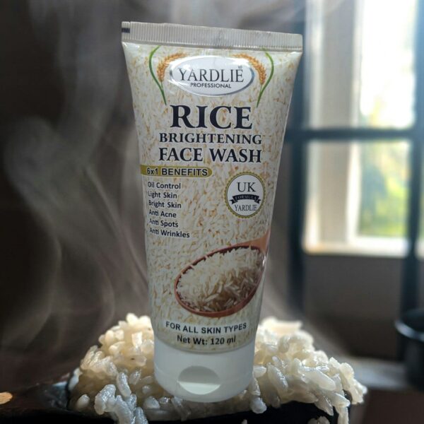 Yardlie Professional RICE Brightening Face Wash 6in1 Benefits - 120ML