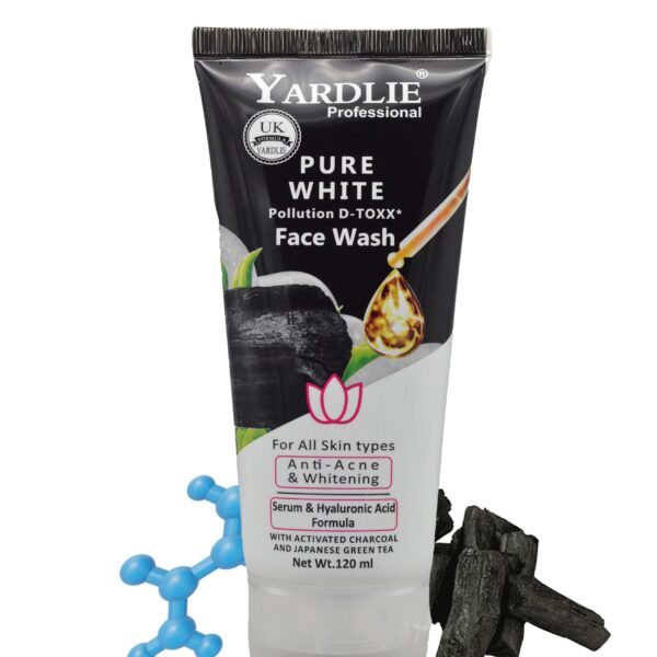Yardlie Professional Pure White D-Toxx Face Wash Anti-Acne & Whitening 120ml