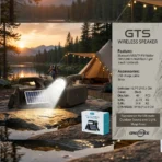 GREATNICE Wireless Bluetooth Speaker with Built-in Solar Panel & LED Flashlight - Image 3