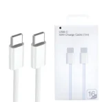 Premium 60W USB-C to USB-C Braided Fast Charging Cable (1m) – Compatible with iPhone 15/16/17, iPad & MacBook - Image 8