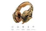 ONIKUMA K1B PRO Camo Gaming Headset – Wired Stereo with Noise Cancelling for Xbox, PC, Nintendo