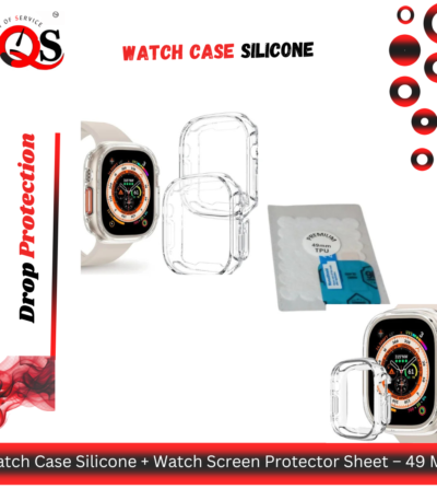 Watch Case Silicone + Watch Screen Protector Sheet – 49 MM