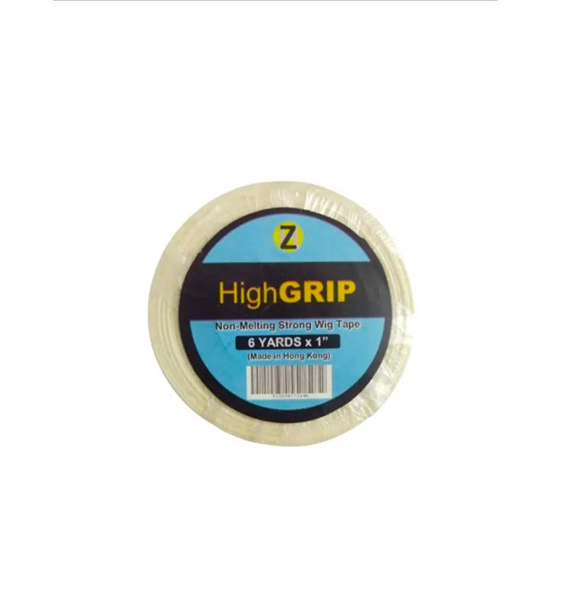 HighGrip Tape 1″x6Yards, Strong Grip, Hair Wig Tape