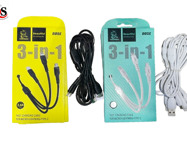 DOSE 3in1 Charging Cable with Fast Option