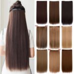 Ladies Hair Extension 5 Clips Straight for Girls & Women QS Enterprise