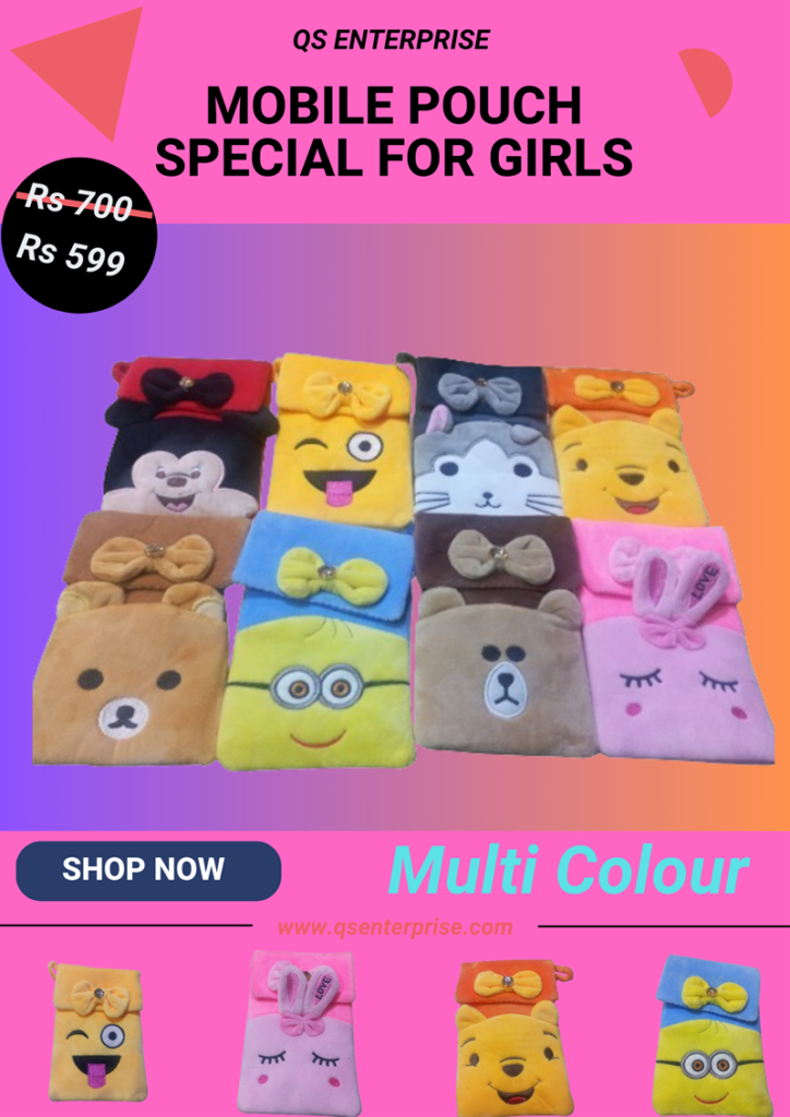 Mobile Pouch Bag For Girls