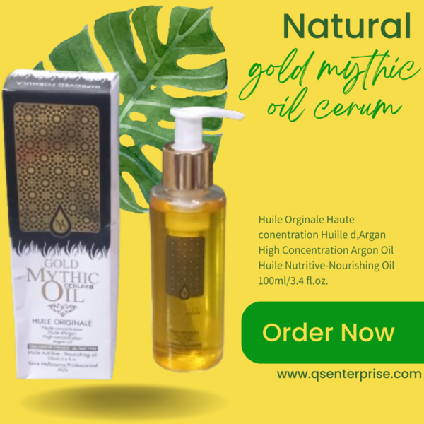 Gold Mythic Cerum Oil Huile Nutritive - Nourishing Oil 100Ml/3.4.fl.oz.