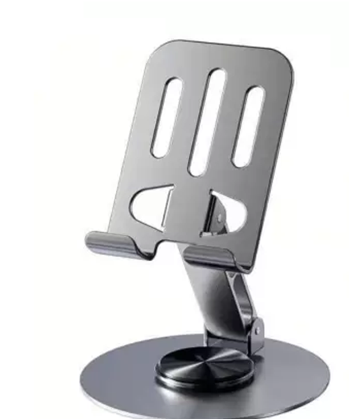 Metal Mobile Phone Holder With 360 ° Rotation Folding Tablet Desktop