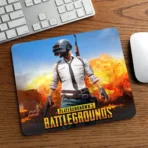 Pubg Print Gaming Mousepad with Non-Slip Base