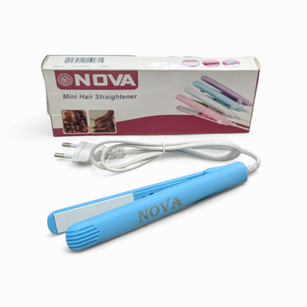 NOVA Mini Professional Hair Straightener – Temperature Control Flat Iron
