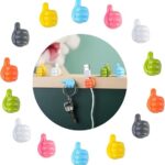 Silicone Thumb Hook Cable Clip Holder