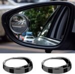 Pack of 2 Small Circular Rear View Mirror Blind Spot For Cars