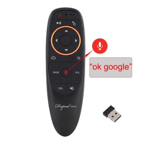 Wireless Air Mouse G10S with USB 2.4GHz With Voice Control for Android TV Box