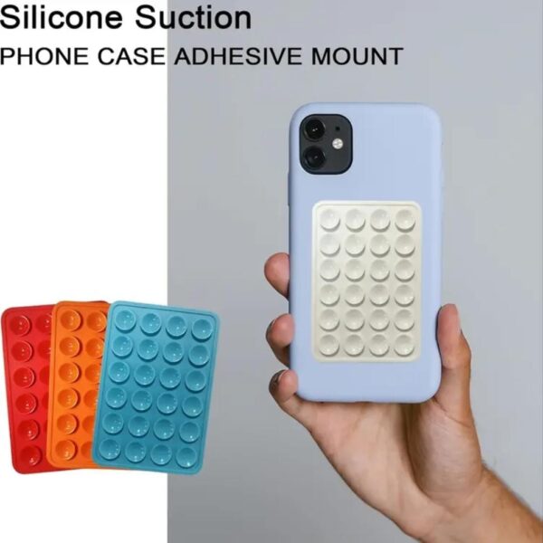 Silicone Suction Phone Case Adhesive Mount Phone Grip | 24pcs Suction Cup Mobile Holder