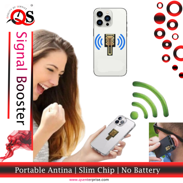 Cell Phone Signal Booster Kit - Enhances Reception & Data Speeds, Ideal for Camping & Travel (Portable)