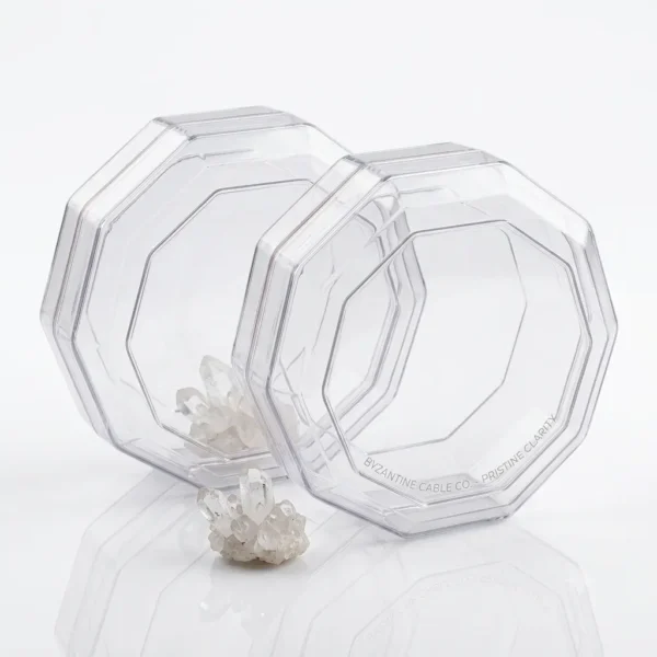 Crystal Clear Octagon Case (3x1.3") - Acrylic Display Box