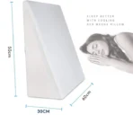 Ultimate Wedge Plus Cushion Pillow Foam for Back & Leg Support - Image 7
