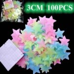 3D Glow Stars Wall Stickers