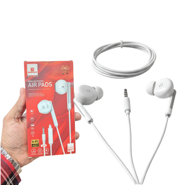 Biboshi M57 Wired Earphones – Noise Isolation & HD Sound