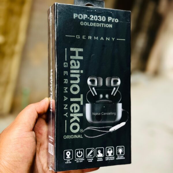 Haino Teko POP-2030 Pro Gold Edition earbuds High Quality High Bass Sound