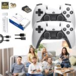 M15 Game Stick Pro 4K Console 64GB with Dual 2.4G Wireless Controllers – 20000 Games