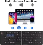 Gerlax 11 INCH FOLDABLE and RECHARGEABLE BLUETOOTH KEYBOARD – image 2