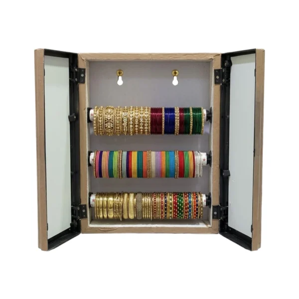 BEAUTIFUL BANGLE STAND DOUBLE DOOR MIRROR