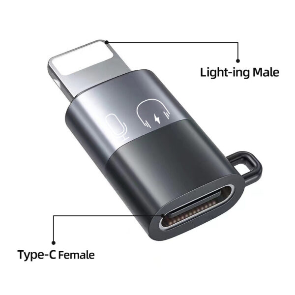 USB-C to Lightning OTG Audio Adapter