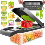 16 in 1 Vegetable Cutter - dice, slice, julienne, and grate various fruits and vegetables