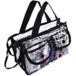 Multi Purpose Cosmetic PVC Plastic Bag Organizer Storage Jewellery Vanity Box Makeup Kit Transparent Handbag Cosmetic Bag Cosmetic Organizer Medium Make Up Artist Set Bag