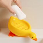 Duck Shape Soap Box Plastic Dish Holder For Bathroom - High Quality