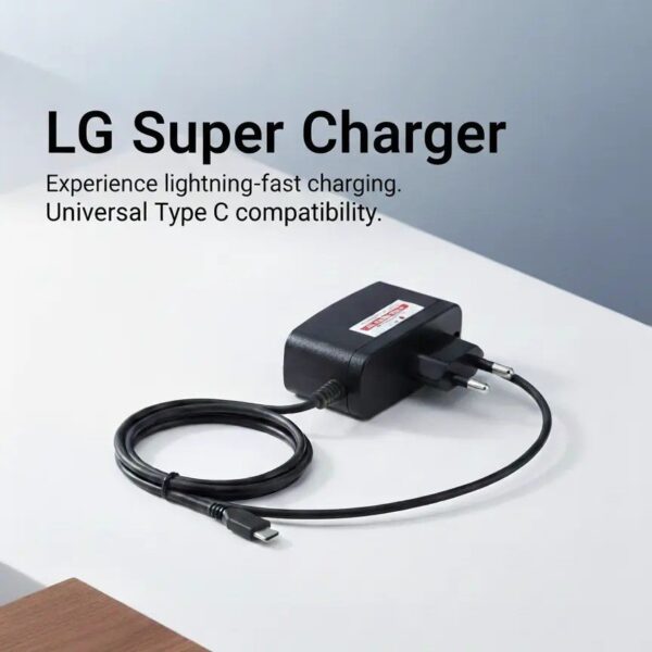 LG+ Fast Charge | Universal USB Type-C Wall Charger & Cable Set