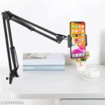 ALOGY Scissor Arm Stand Adjustable Foldable For Mobile With Adjustable Mobile Holder And Table Mounting Clamp ALOGY Scissor Arm Stand Adjustable Foldable For Mobile With Adjustable Mobile Holder And Table Mounting Clamp
