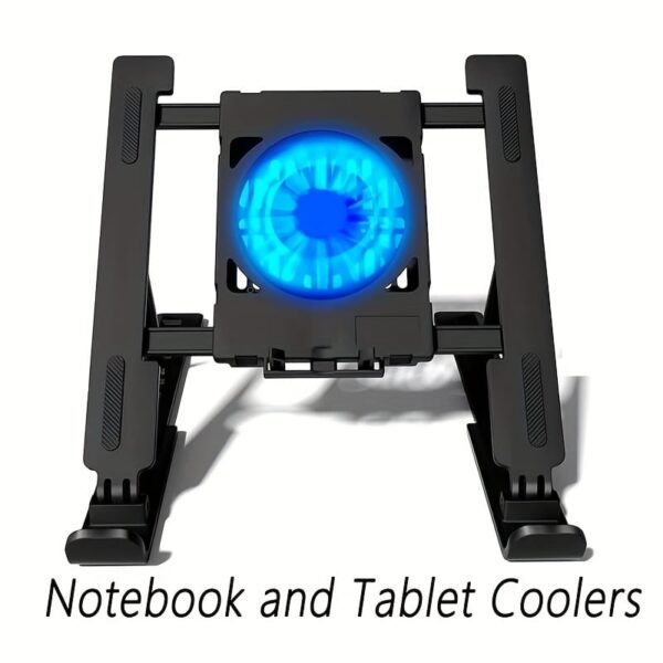 N6 ADJUSTABLE HIGH WIND POWER AND LOW NOISE FOLDABLE LAPTOP AND TABLET COOLING FAN (PREMIUM